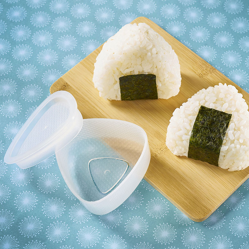 Onigiri Moule à Sushi, Moule à Boule de Riz Forme pour Onigiri Presse de  Moule Triangle Cuisine Bento Sushi Onigiri Moule de Fabricant d'onigiri  pour Onigiri DIY Moule à sushi en forme 