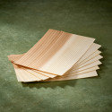 Láminas de madera de cedro Sugi para cocinar