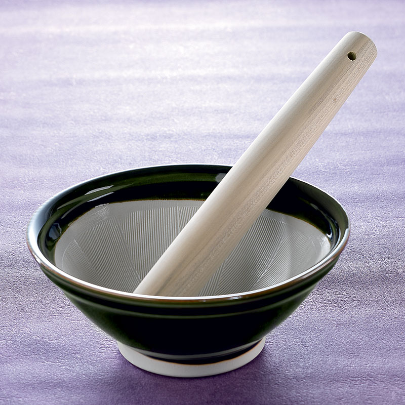 JAPANESE MORTAR/SURIBACHI and pestle set – HITACHIYA USA