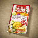 Vegan ramen and soy sauce broth