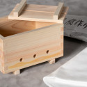 Hinoki cypress wood tofu or rice press