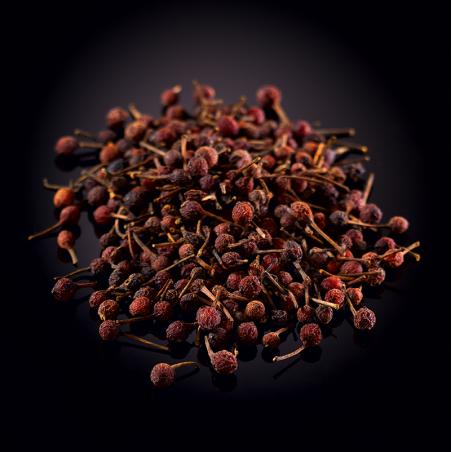 Wild red Voatsiperifery peppercorns from Madagascar