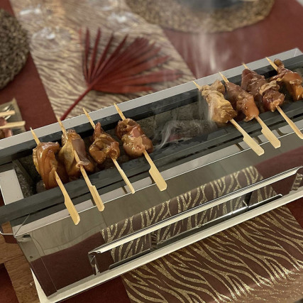 Barbecue spécial yakitori sumibiyaki