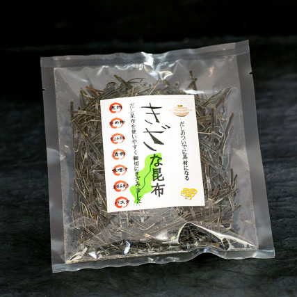 Dried kombu seaweed, julienne cut Kombu