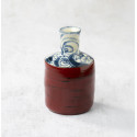 Rare handmade Tokkuri sake flask, for cold or hot sake