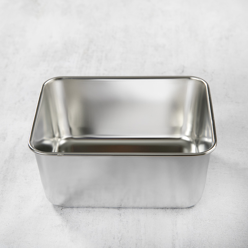 6 Mini rectangular seasoning vat with lid and container - Dishies