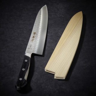 Cuchillo chef con hoja martillada de 200 mm