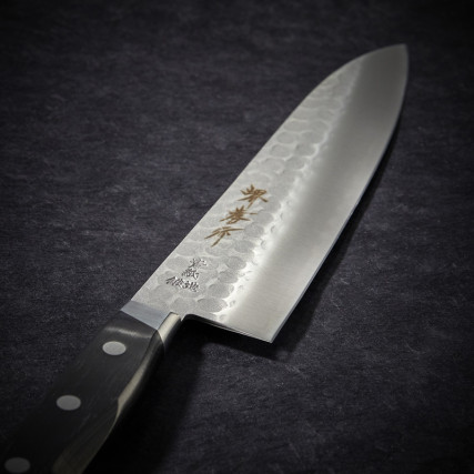 Cuchillo chef con hoja martillada de 200 mm