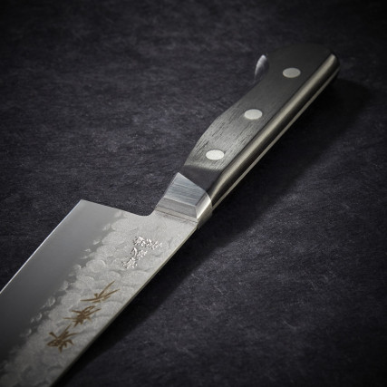 Cook's knife, 200 mm hammered blade