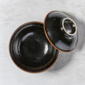 Donburi bowl (unagi, katsu-don), diseño yuzu-tenmoku