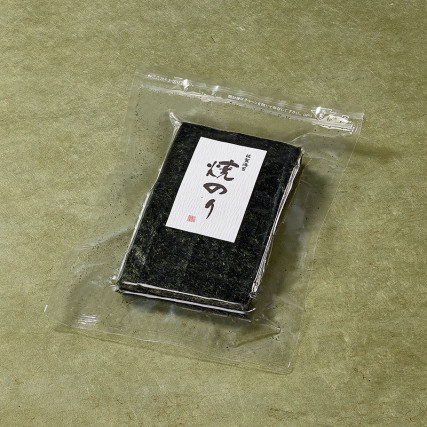Premium quality toasted plain nori seaweed - half-sheets Nori