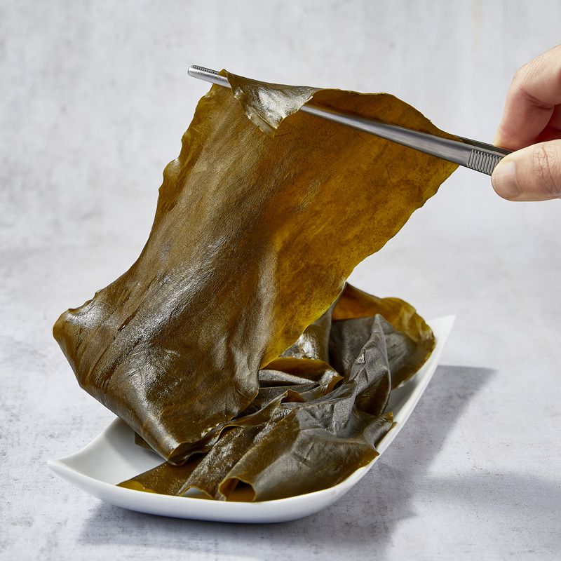 Young tender kombu seaweed