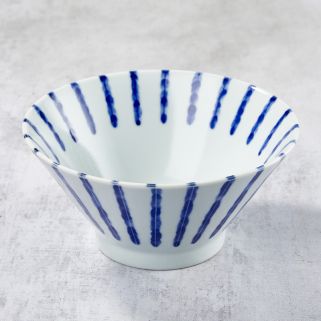 Tazón de porcelana Minoyaki para rāmen, diseño DAMITOKUSA