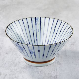 Tazón de porcelana Minoyaki para rāmen, diseño FUKIZUMI