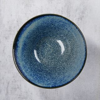 Bol à rāmen, porcelaine Minoyaki, motif YOUHENKON