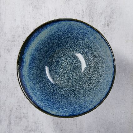 Minoyaki porcelain rāmen bowl, YOUHENKON pattern