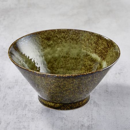 Tazón de porcelana Minoyaki para rāmen, diseño SHINRYOKU