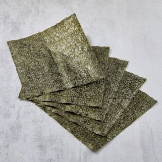 PREMIUM plain roasted nori seaweed from Saga (Ariake Sea) 