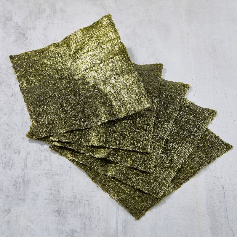 Plain roasted nori seaweed from Saga, Fukuoka and Kumamoto (Ariake Sea)