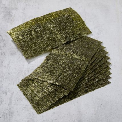 Plain roasted nori seaweed from Saga, Fukuoka and Kumamoto (Ariake Sea)