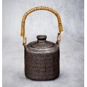 Sake heating pot with Ibushi handle