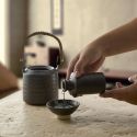 Sake heating pot with Ibushi handle