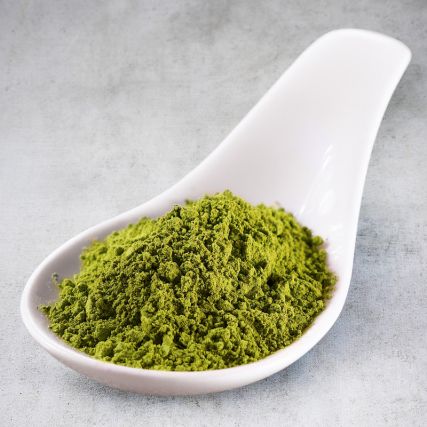 Matcha tea with Genmai roasted rice