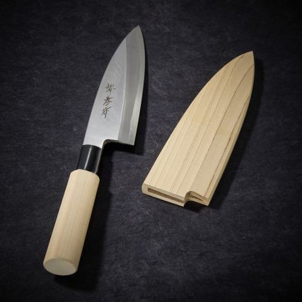 Cuchillo Funayuki Deba para pescado con hoja de 150 mm (para diestros)