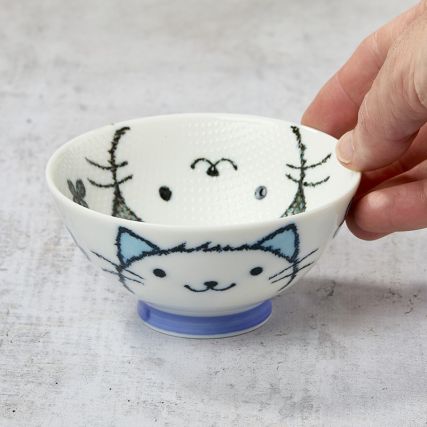 Animal design rice bowls