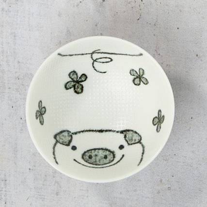 Animal design rice bowls