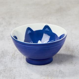 Cat nap and Fish designs rice bowls