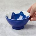 Cat nap and Fish designs rice bowls