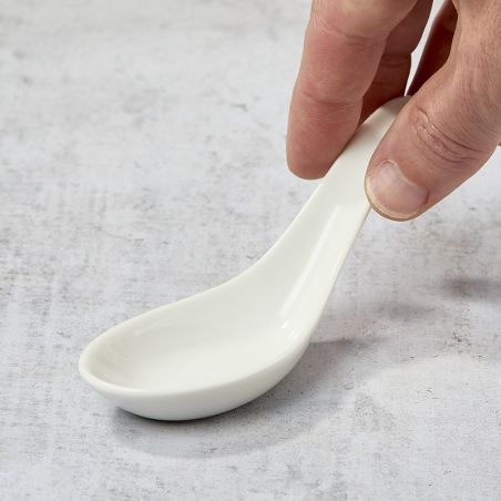 Cuillère professionnelle en Porcelaine "Renge" à ramen ou udon