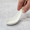 Professional porcelain spoon "Renge" for ramen or udon