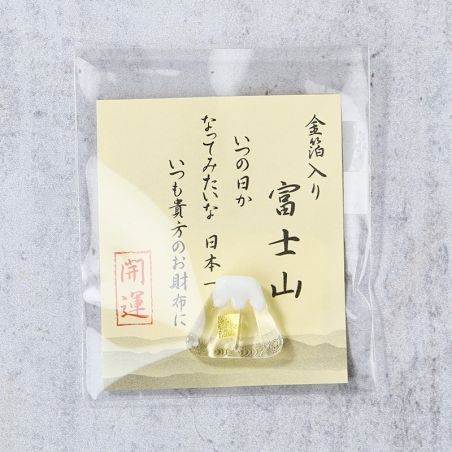 Clear Mount Fuji ENGIMONO lucky charm