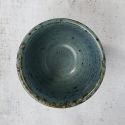 Set of 4 blue Shinogi rice bowls