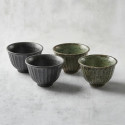 Set of 4 Shinogi rice bowls