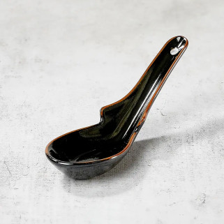 Spoon for ramen or udon broths - porcelaine "renge"