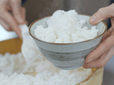 La cuisson du riz Milky Queen